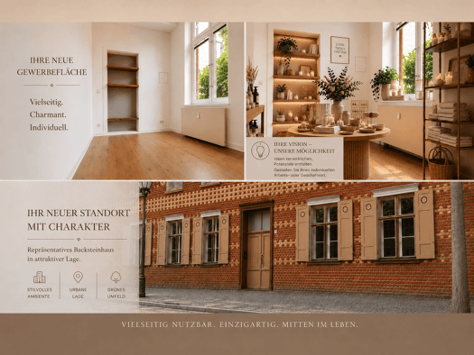Laden zur Miete 1.516 € 3 Zimmer 60,7 m² Verkaufsfläche Benkertstraße 2 Nördliche Innenstadt Potsdam 14467