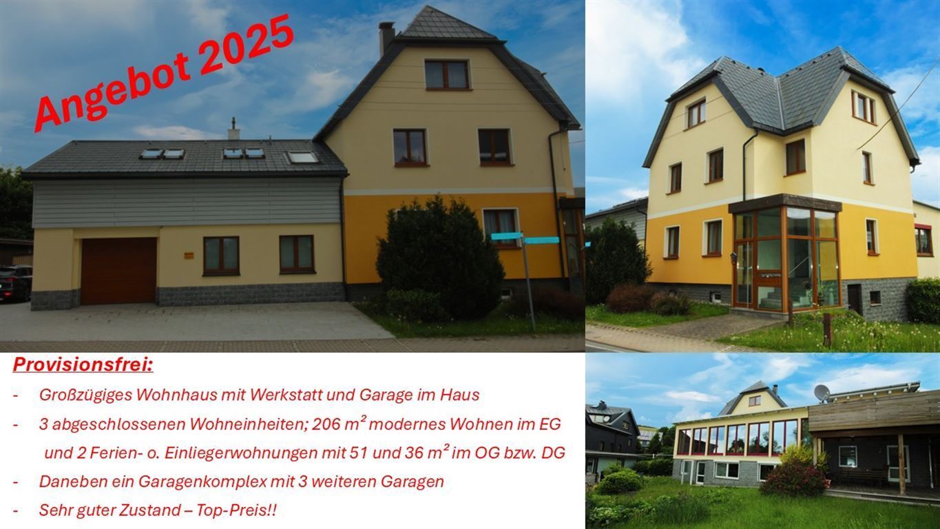 Mehrfamilienhaus zum Kauf provisionsfrei 280.000 € 12 Zimmer 300 m²<br/>Wohnfläche 1.089 m²<br/>Grundstück ab sofort<br/>Verfügbarkeit Gräfenthaler Straße 2 Blechhammer Sonneberg , Thür 96515