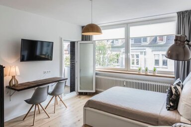 Wohnung zur Miete Wohnen auf Zeit 1.200 € 1 Zimmer 28 m² frei ab 03.06.2025 Hoffeldstraße Flingern Nord Düsseldorf 40235