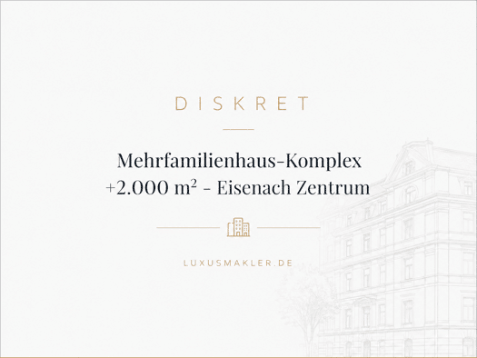 Mehrfamilienhaus zum Kauf 2.400.000 € 50 Zimmer 2.000 m² 700 m² Grundstück Eisenach 99817