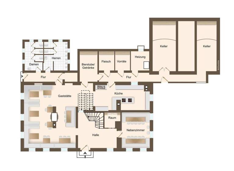 Gastronomie/Hotel zum Kauf provisionsfrei 1.190.000 € 200 m² Gastrofläche 10.200 m² Grundstück Reichenberg 97234