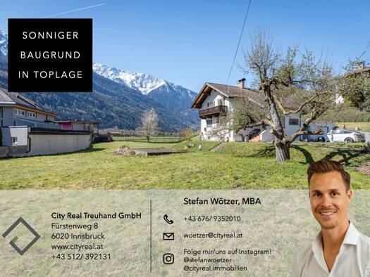Grundstück zum Kauf 395.000 € 466 m² Grundstück Moritzenstraße 37 Telfs 6410