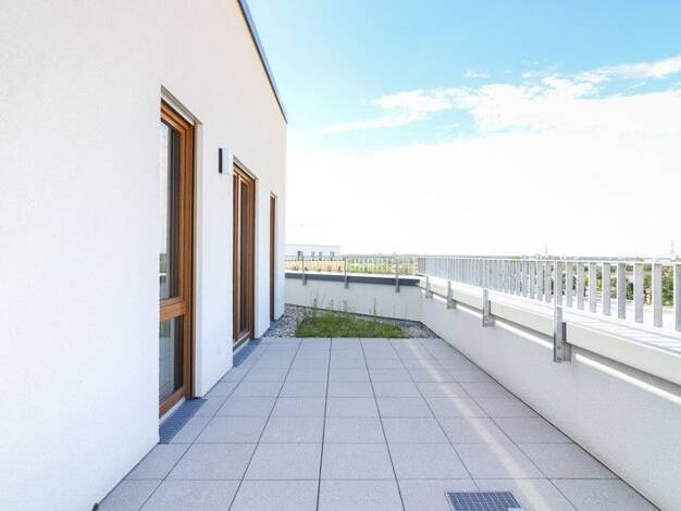 Penthouse zur Miete - Erstbezug 1.337 € 2 Zimmer 61,8 m² 7. Geschoss frei ab 01.09.2025 Meta-Gadesmann-Straße 23 Gallus Frankfurt-Gallus 60326