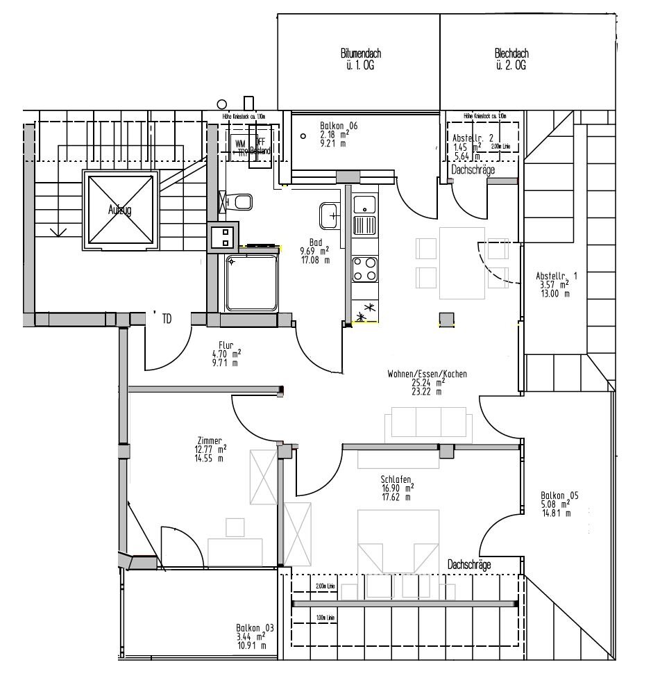 Wohnung zur Miete 1.100 € 3 Zimmer 85 m²<br/>Wohnfläche Eberbach Eberbach 69412