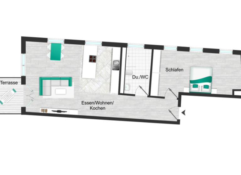 Wohnung zum Kauf - Erstbezug 384.000 € 2 Zimmer 74 m² EG Hauptstraße 21 Weißenhorn 89264