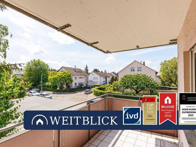 Wohnung zur Miete 980 € 3 Zimmer 77 m² Ost Ludwigsburg 71640