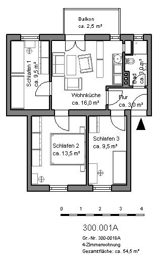 Wohnung zur Miete 592 € 3 Zimmer 54,8 m²<br/>Wohnfläche 20.03.2025<br/>Verfügbarkeit Freudenthalstr. 62 Stöcken Hannover 30419