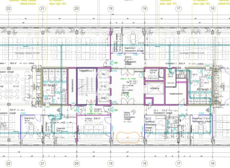 Bürofläche zur Miete 1.042,4 m² Bürofläche teilbar ab 250 m² Lützowstraße 105-106 Tiergarten Berlin 10785