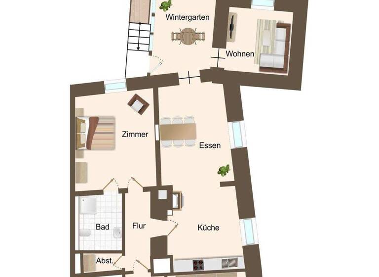 Wohnung zur Miete 1.902 € 3 Zimmer 142 m² EG Hornoldendorf Detmold / Hornoldendorf 32760