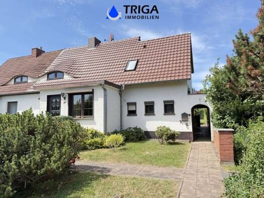 Doppelhaushälfte zum Kauf 98.000 € 6 Zimmer 120 m² 1.298 m² Grundstück Bleicherode Bleicherode 99752