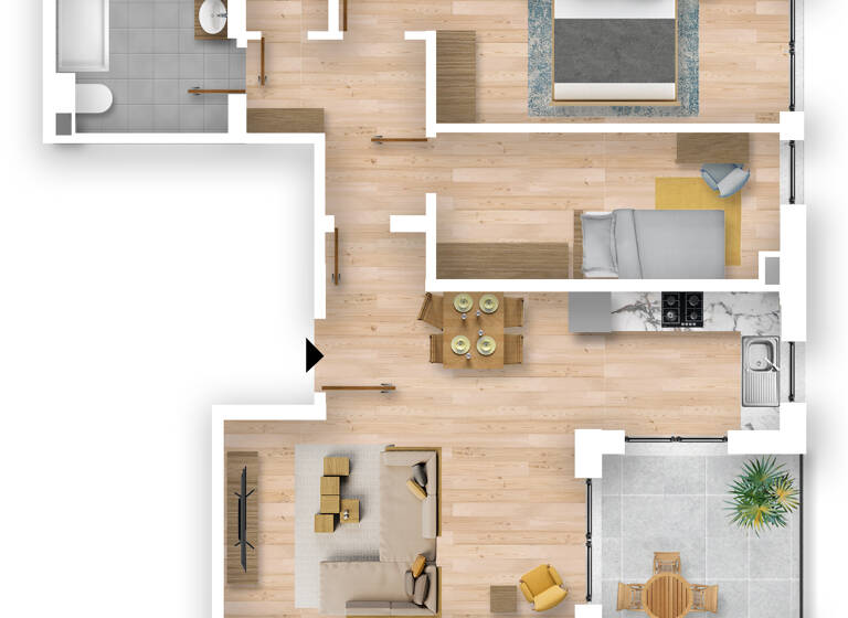 Wohnung zum Kauf provisionsfrei 596.564 € 3 Zimmer 87,7 m²<br/>Wohnfläche Wetzendorf Nürnberg 90427