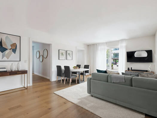 Wohnung zum Kauf - Erstbezug 345.000 € 3 Zimmer 76,1 m² 1. Geschoss Straubinger Strasse 22 Ascha 94347