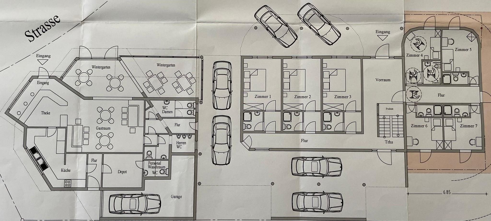 Wohn- und Geschäftshaus zum Kauf als Kapitalanlage geeignet 1.080.000 € 524 m²<br/>Fläche 1.052 m²<br/>Grundstück Nendingen Tuttlingen 78532