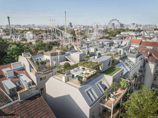 Wohnung zum Kauf - Neubau 790.000 € 2 Zimmer 65,6 m² 5. Geschoss Ausstellungsstraße 29 Leopoldstadt 1020
