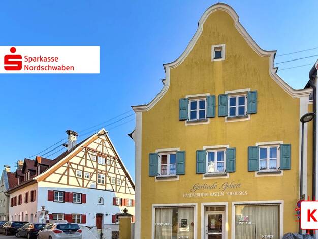 Mehrfamilienhaus zum Kauf 375.000 € 7 Zimmer 127 m² 317 m² Grundstück Oettingen Oettingen i.Bay. 86732