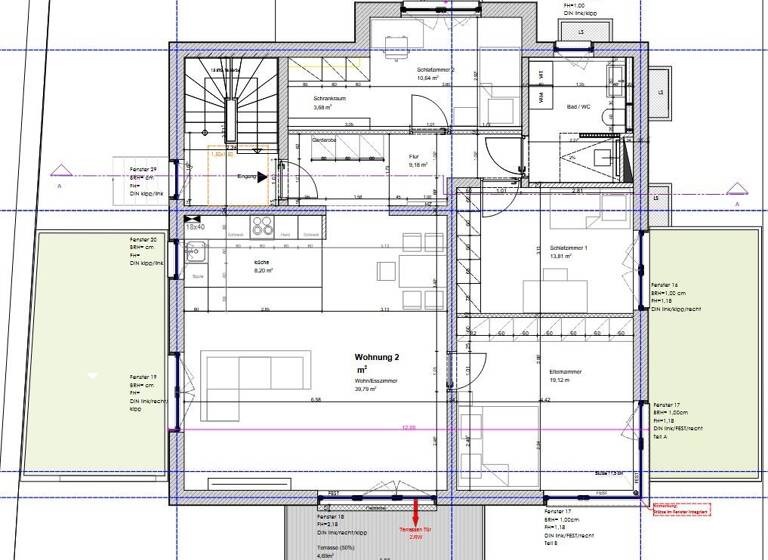 Wohnung zur Miete 1.798 € 4 Zimmer 116,3 m² Geschoss 2/3 frei ab sofort Schillerstraße 149 Bittenfeld Waiblingen 71336