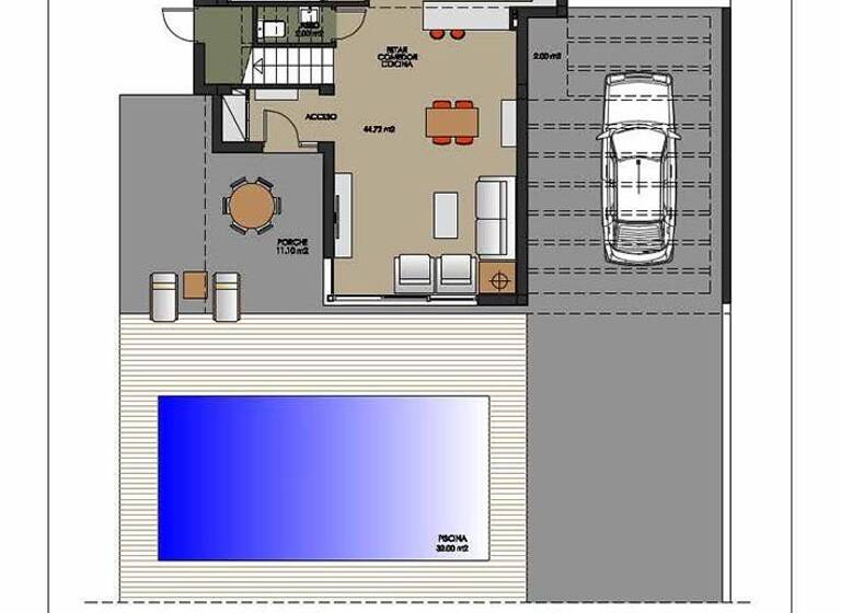 Villa zum Kauf - Erstbezug provisionsfrei 995.000 € 5 Zimmer 210 m² 500 m² Grundstück Dehesa de Campoamor 03189