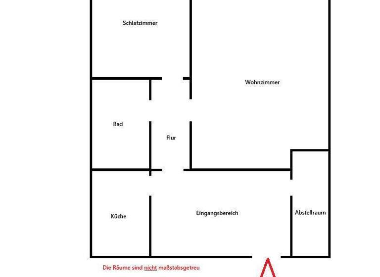 Wohnung zur Miete 400 € 2 Zimmer 67,3 m² 2. Geschoss Hälverstraße 21 Schalksmühle 58579