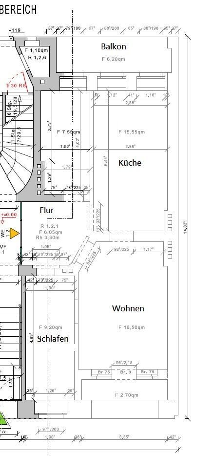 Wohnung zur Miete 534 € 2 Zimmer 59 m²<br/>Wohnfläche EG<br/>Geschoss ab sofort<br/>Verfügbarkeit Zittauer Str. 37 Südstadt Görlitz 02826