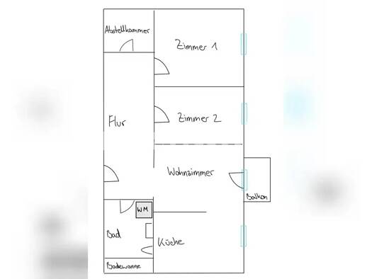 Wohnung zur Miete Tauschwohnung 990 € 3 Zimmer 80 m² 3. Geschoss Müggelheim Berlin 12487