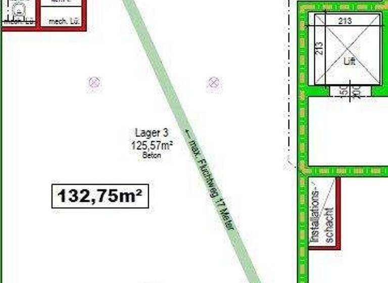 Lagerhalle zur Miete 11,30 € 132,8 m² Lagerfläche Meisengasse 10 Langenzersdorf 2103