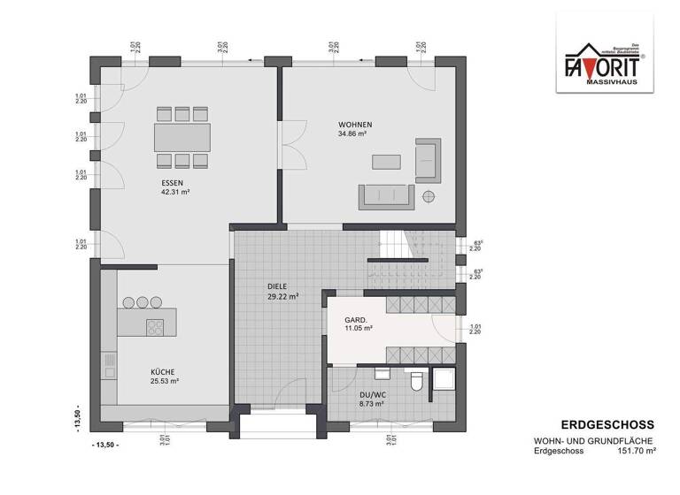 Einfamilienhaus zum Kauf provisionsfrei 1.249.000 € 7 Zimmer 297 m² 911 m² Grundstück Berghofen Dortmund 44267