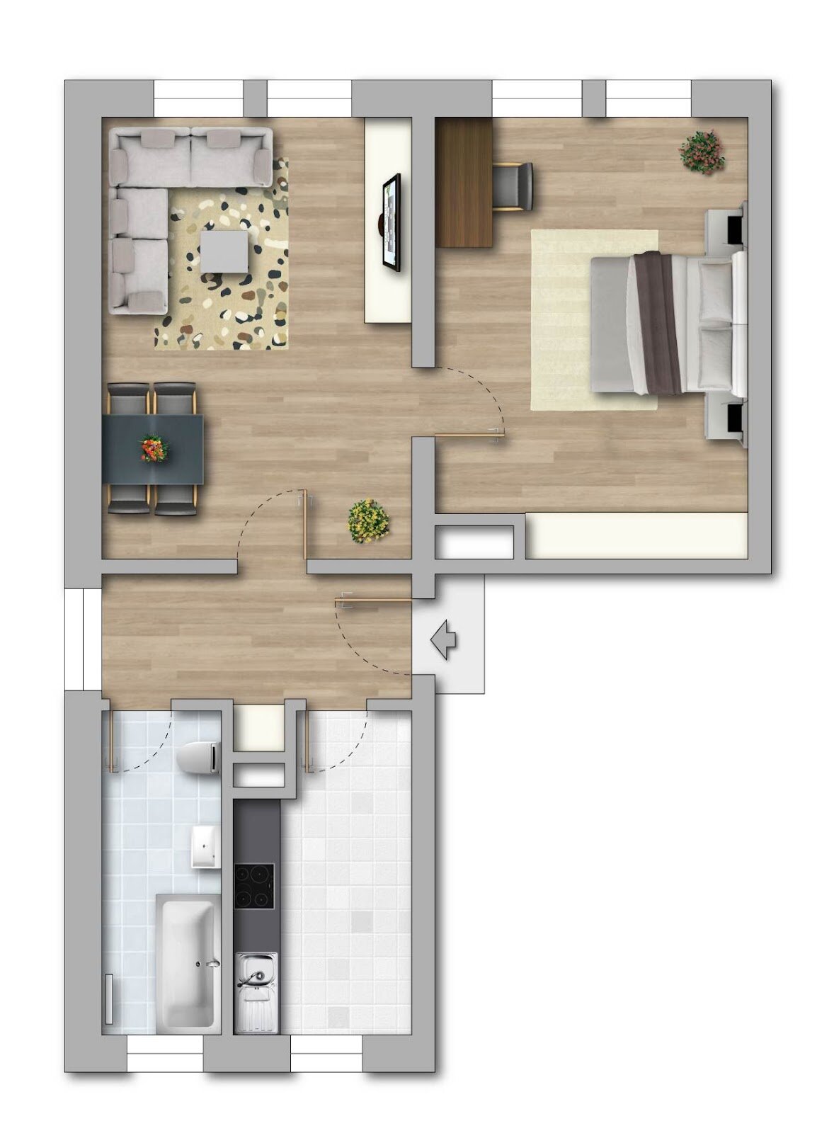 Wohnung zur Miete 220 € 2 Zimmer 44,9 m²<br/>Wohnfläche 1.<br/>Geschoss Haselbrunner Straße 89 Haselbrunn Plauen 08525