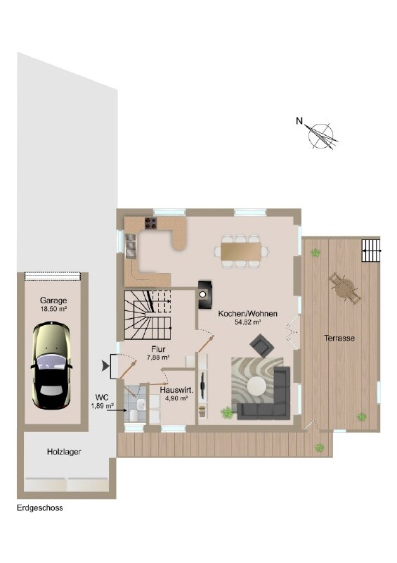 Einfamilienhaus zum Kauf 1.190.000 € 5 Zimmer 168 m²<br/>Wohnfläche 402 m²<br/>Grundstück Reindl Penzberg 82377