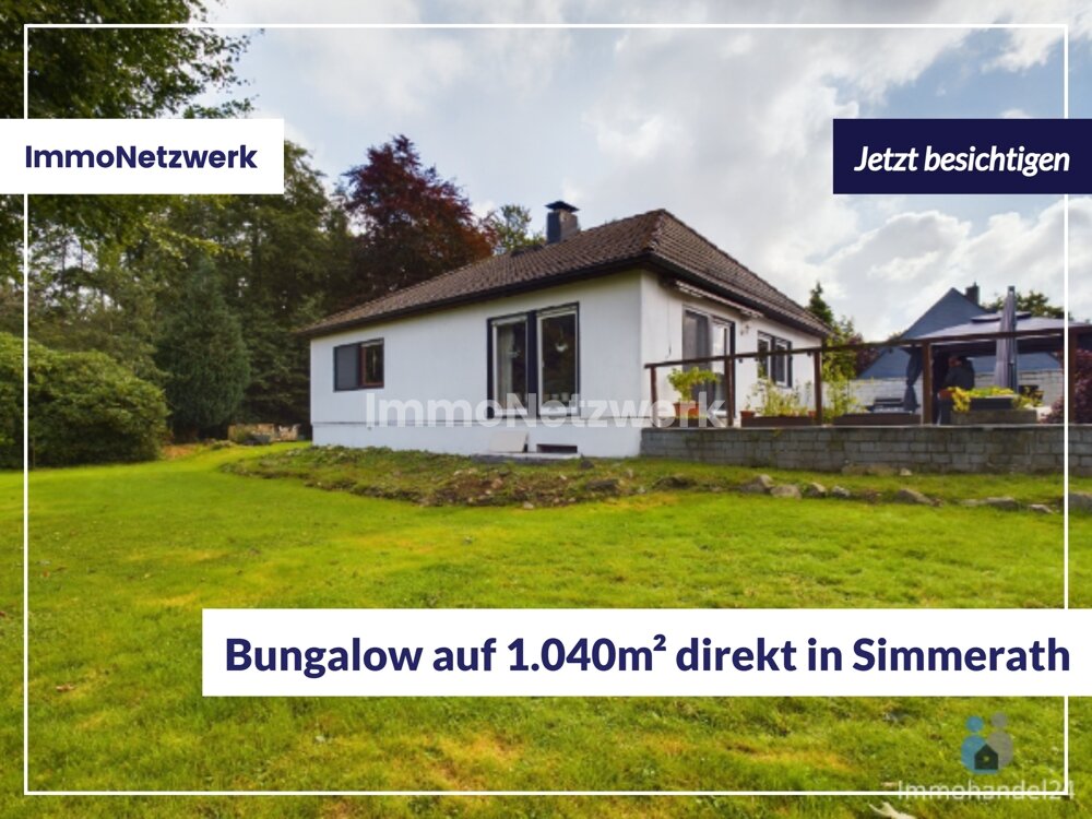 Bungalow zum Kauf 195.000 € 4 Zimmer 101 m²<br/>Wohnfläche 1.040 m²<br/>Grundstück Simmerath Simmerath 52152