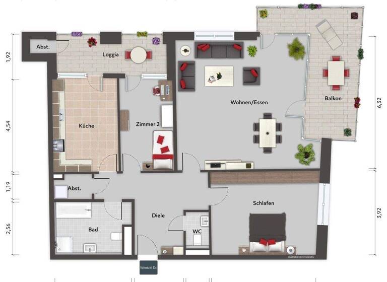 Wohnung zum Kauf provisionsfrei 1.190.000 € 3 Zimmer 130,5 m² 5. Geschoss St. Georg Hamburg 20099