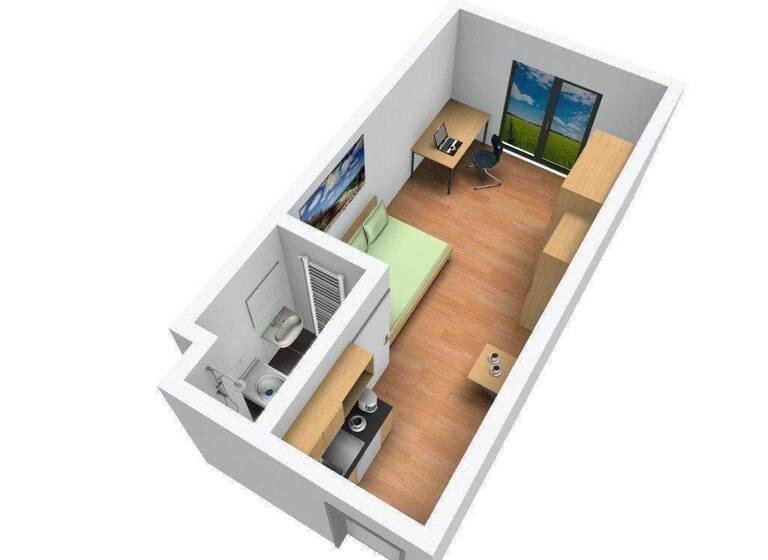 Studio zum Kauf als Kapitalanlage geeignet 119.900 € 1 Zimmer 22,5 m² Mettener Straße 47 Deggendorf 94469