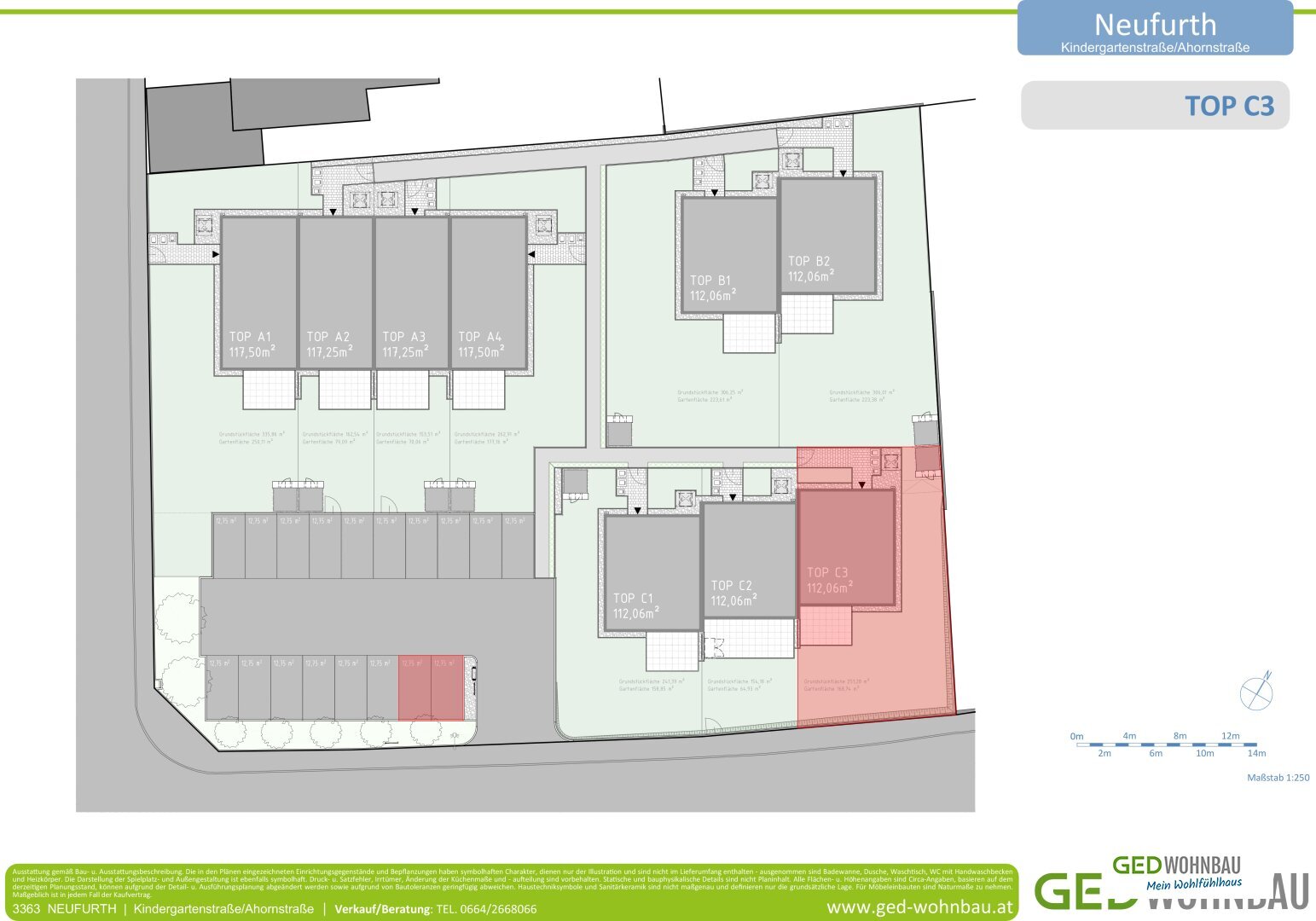 Reihenendhaus zur Miete 1.125 € 4 Zimmer 112,1 m²<br/>Wohnfläche 251,3 m²<br/>Grundstück Kindergartenstraße 26 Neufurth 3363