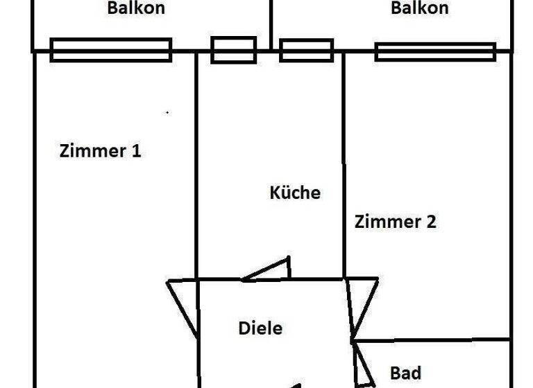 Wohnung zur Miete 790 € 2 Zimmer 80 m² 2. Geschoss frei ab 15.03.2026 Niedersedlitzer Platz 1-4a Niedersedlitz Dresden 01259