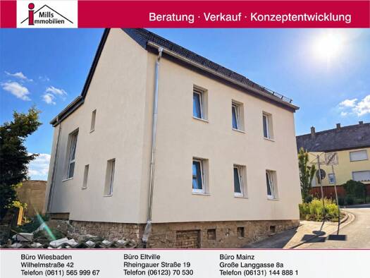 Einfamilienhaus zum Kauf 620.000 € 6 Zimmer 135 m² 231 m² Grundstück Rauenthal Eltville am Rhein 65345