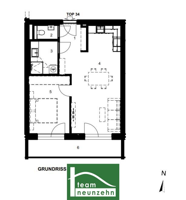 Wohnung zur Miete 537 € 2 Zimmer 49,5 m²<br/>Wohnfläche 3.<br/>Geschoss Niesenbergergasse 14-16 Gries Graz 8020