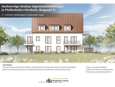 Wohnung zum Kauf - Erstbezug 449.000 € 3 Zimmer 75,5 m² Dachgeschoss, 2. Geschoss Ilmgrund 5 Förnbach Pfaffenhofen an der Ilm 85276