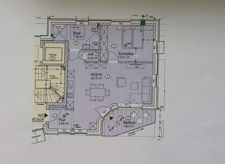 Wohnung zur Miete 796 € 2 Zimmer 60,5 m² frei ab 01.05.2026 Stadt Ibbenbüren 49477