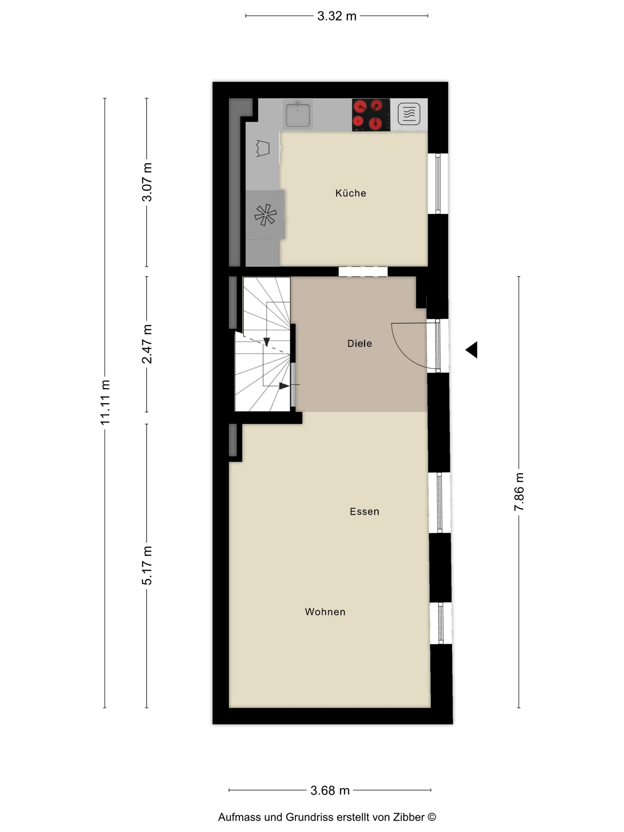 Reihenmittelhaus zum Kauf 189.000 € 2 Zimmer 72 m²<br/>Wohnfläche 50 m²<br/>Grundstück Orsoy Rheinberg 47495