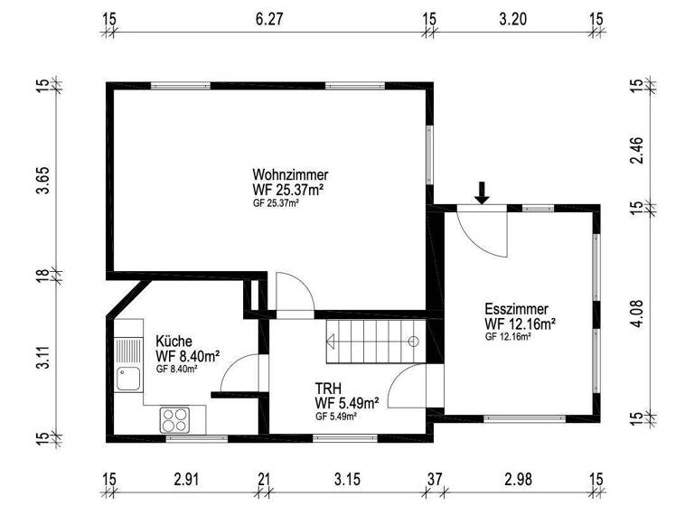 Einfamilienhaus zum Kauf provisionsfrei 488.000 € 4 Zimmer 92 m² 644 m² Grundstück frei ab sofort Billrothstraße 2 Oranienburg 16515