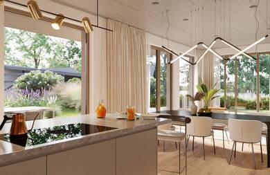 Terrassenwohnung zum Kauf - Neubau provisionsfrei 1.800.000 € 4 Zimmer 178,2 m² EG frei ab sofort Scharfenberger Straße 26e Konradshöhe Berlin 13505