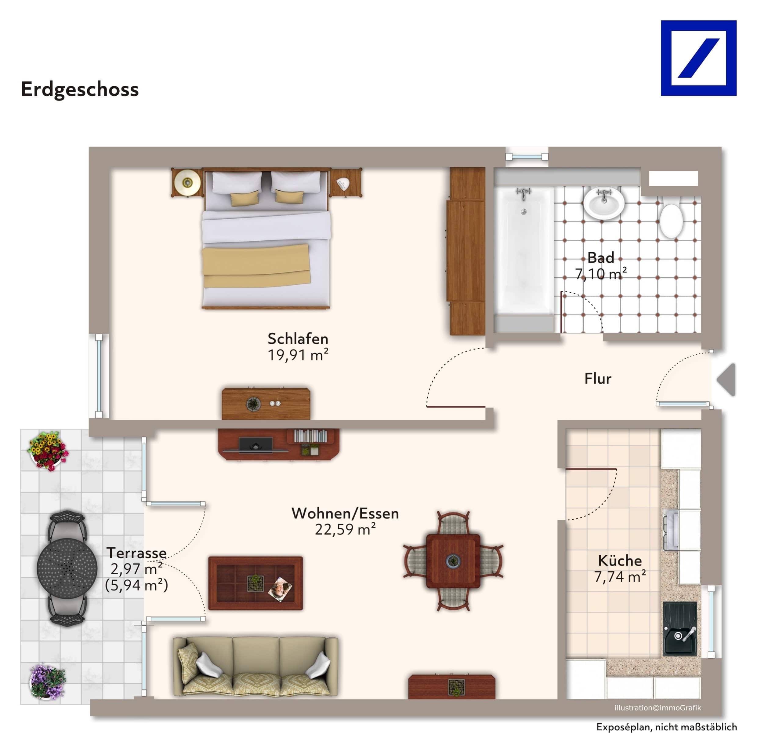 Wohnung zum Kauf 114.000 € 2 Zimmer 64,8 m²<br/>Wohnfläche Niederau Niederau 01689