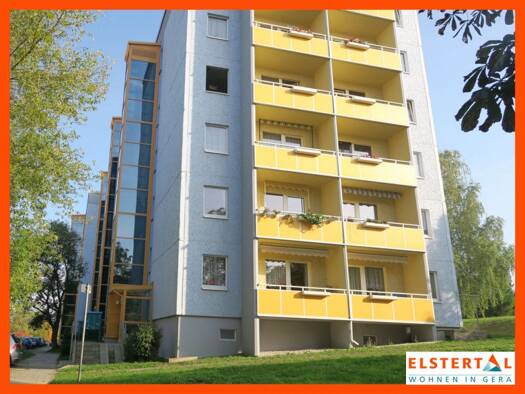 Wohnung zur Miete 427 € 3 Zimmer 70 m² 3. Geschoss Leuchtenburgstraße 27 Bieblach-Ost Gera 07552