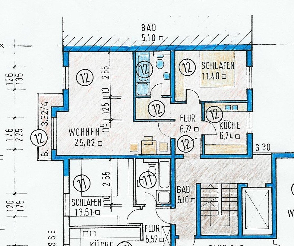 Wohnung zum Kauf als Kapitalanlage geeignet 210.000 € 2 Zimmer 60 m²<br/>Wohnfläche Tempelsee Offenbach am Main 63065