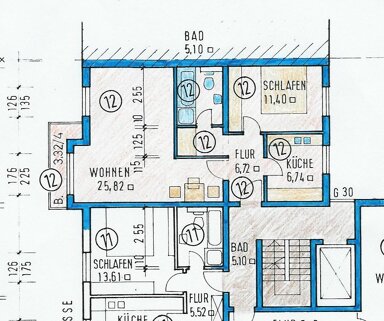 Wohnung zum Kauf als Kapitalanlage geeignet 210.000 € 2 Zimmer 60 m² Mathildenschule Offenbach am Main 63065