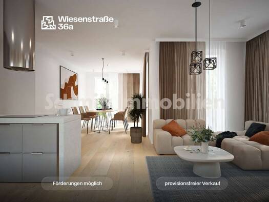 Wohnung zum Kauf - Erstbezug provisionsfrei 689.000 € 3 Zimmer 98,5 m² 1. Geschoss Wiesenstraße 36 a Biebrich Biebrich 65187