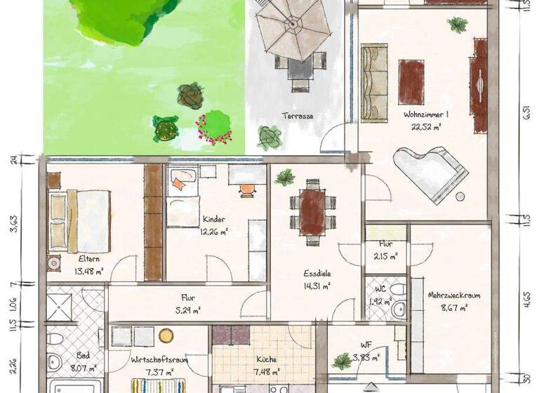 Bungalow zum Kauf 369.000 € 5 Zimmer 112,1 m² 356 m² Grundstück frei ab sofort In de Bans 8a Marmstorf Hamburg 21077