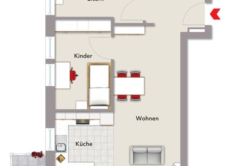 Wohnung zur Miete 900 € 3 Zimmer 75,2 m²<br/>Wohnfläche ab sofort<br/>Verfügbarkeit Weiltingen Weiltingen 91744