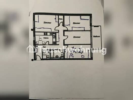 Wohnung zur Miete Tauschwohnung 1.620 € 4 Zimmer 108 m² Rieselfeld Südwest 79111