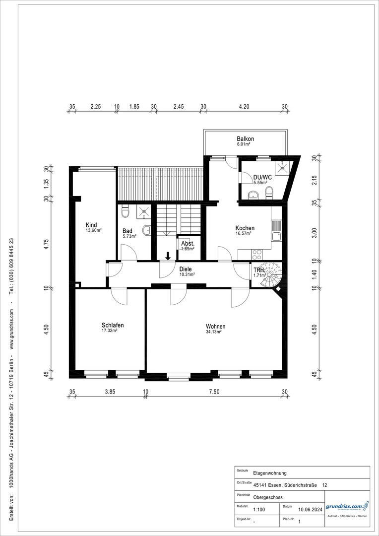 Maisonette zum Kauf provisionsfrei 360.000 € 6 Zimmer 141 m²<br/>Wohnfläche 3.<br/>Geschoss Süderichstraße 12 Nordviertel Essen 45141