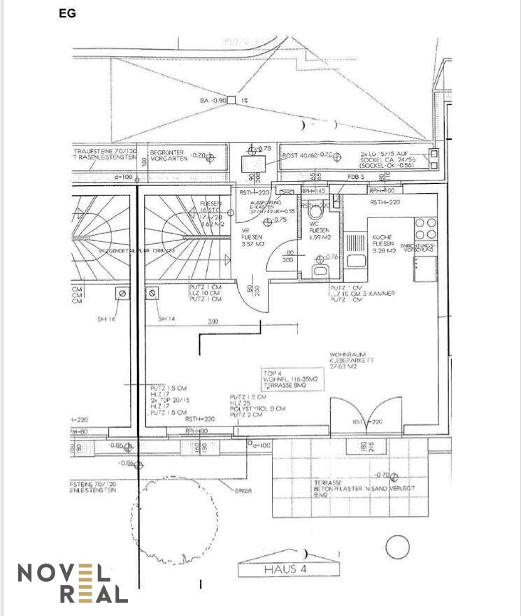 Haus zur Miete 2.400 € 5 Zimmer 116,4 m²<br/>Wohnfläche Wien 1220